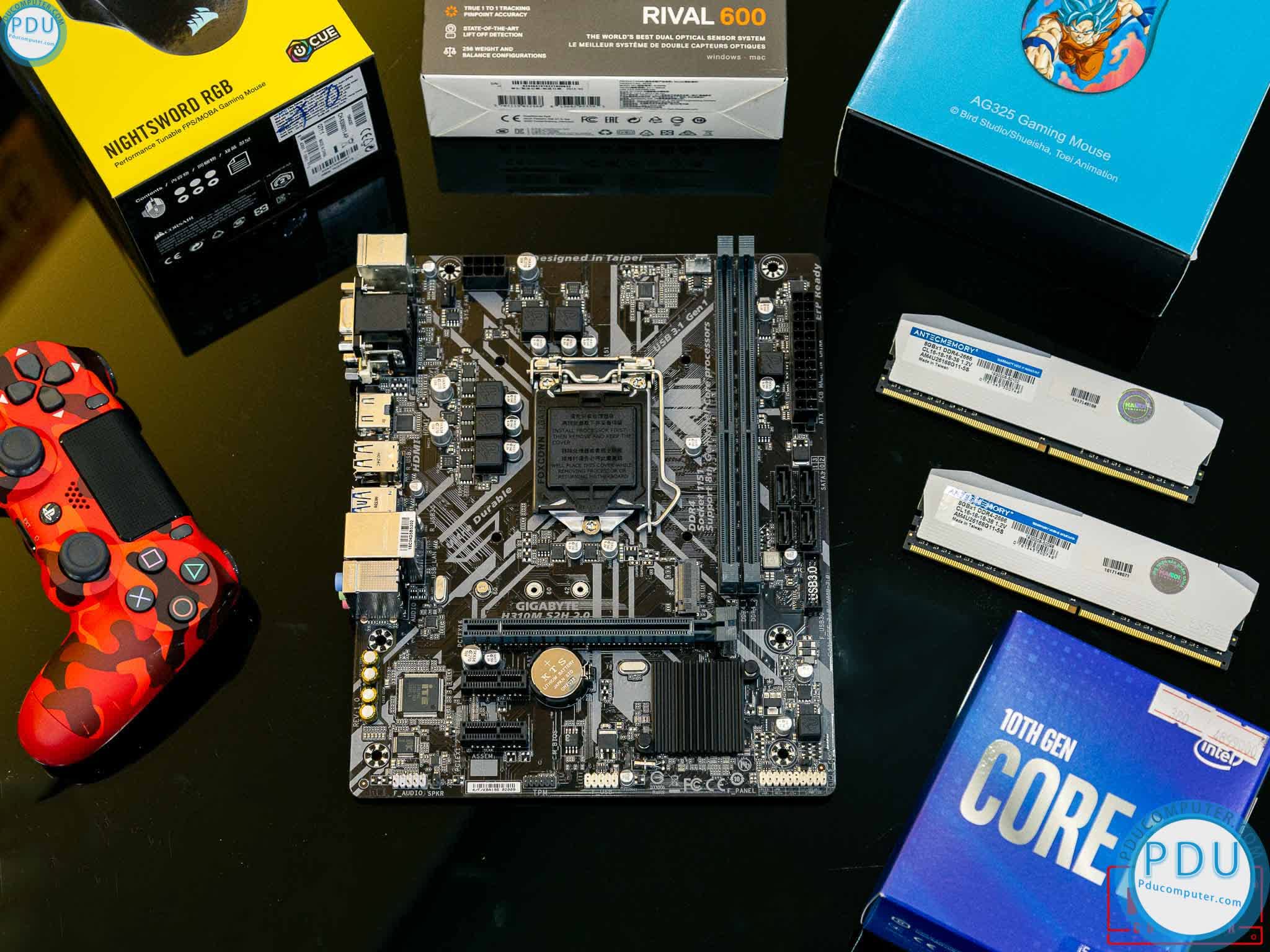 Mainboard GIGABYTE H310M-S2H (Intel H310, Socket 1151, m-ATX, 2 khe RAM DDR4)