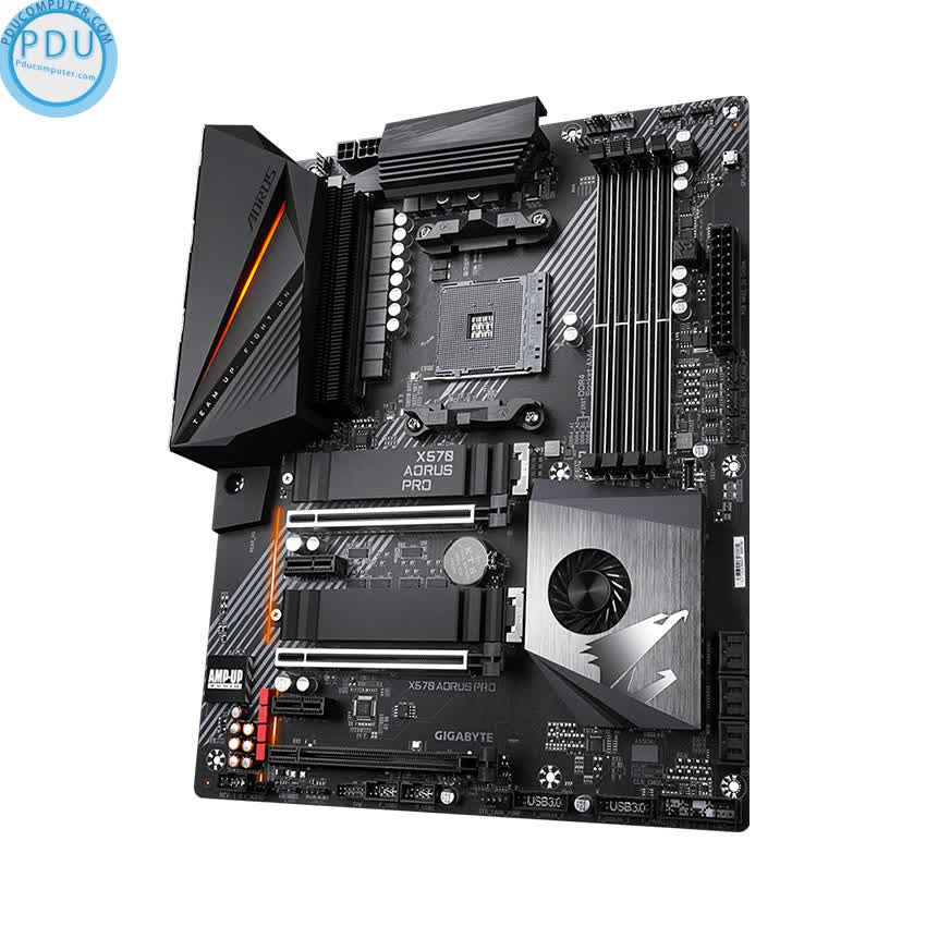 Mainboard GIGABYTE X570 AORUS PRO (AMD X570, Socket AM4, ATX, 4 khe RAM DDR4)