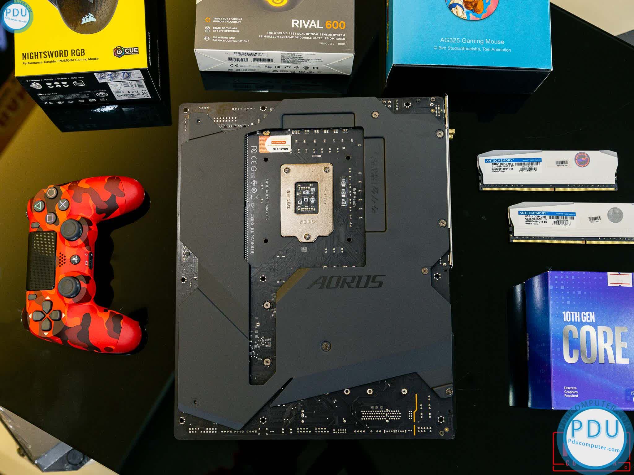 Mainboard GIGABYTE Z490 AORUS MASTER (Intel Z490, Socket 1200, ATX, 4 khe RAM DDR4)