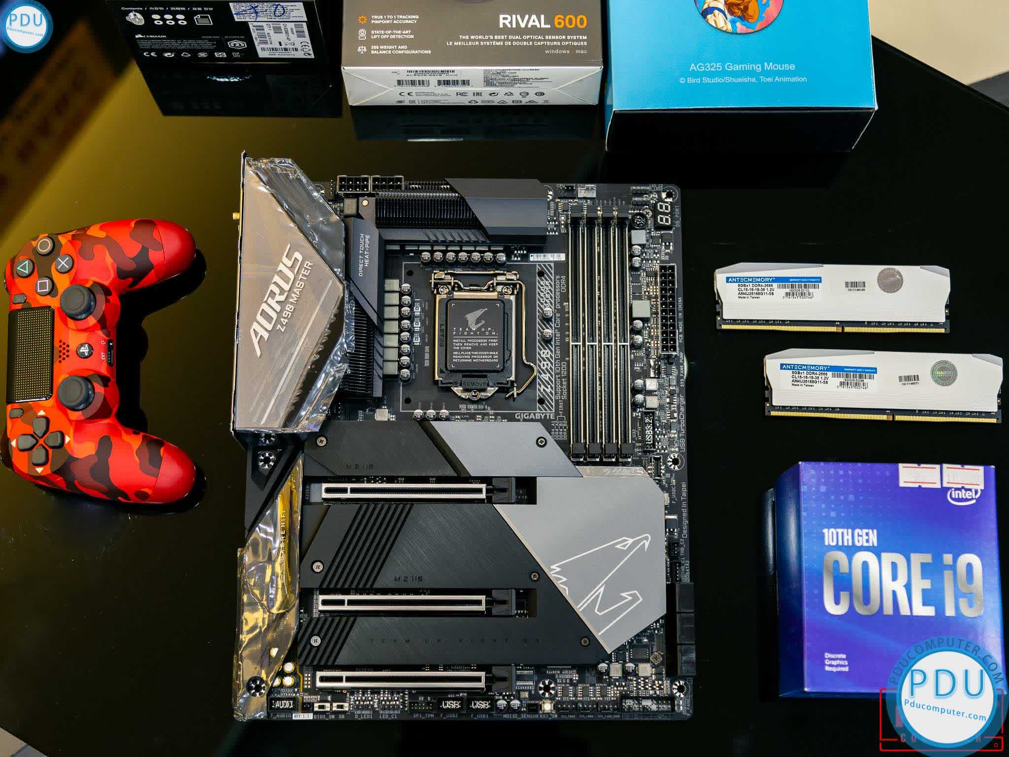 Mainboard GIGABYTE Z490 AORUS MASTER (Intel Z490, Socket 1200, ATX, 4 khe RAM DDR4)