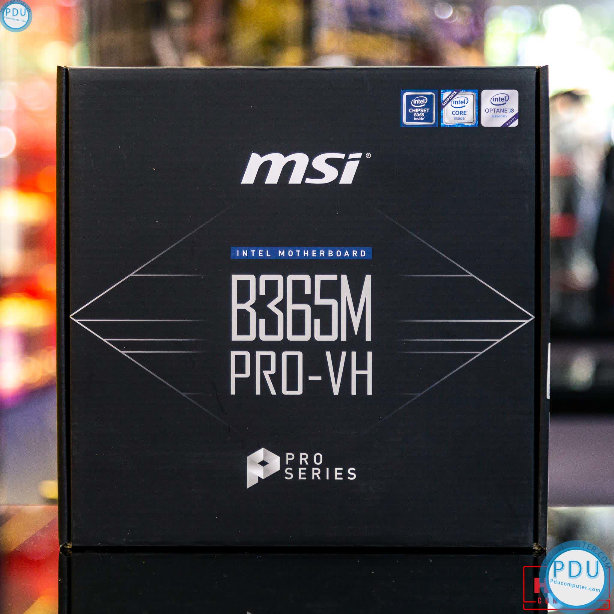 Mainboard MSI B365M PRO-VH (Intel B365, Socket 1151, m-ATX, 2 khe RAM DDR4)