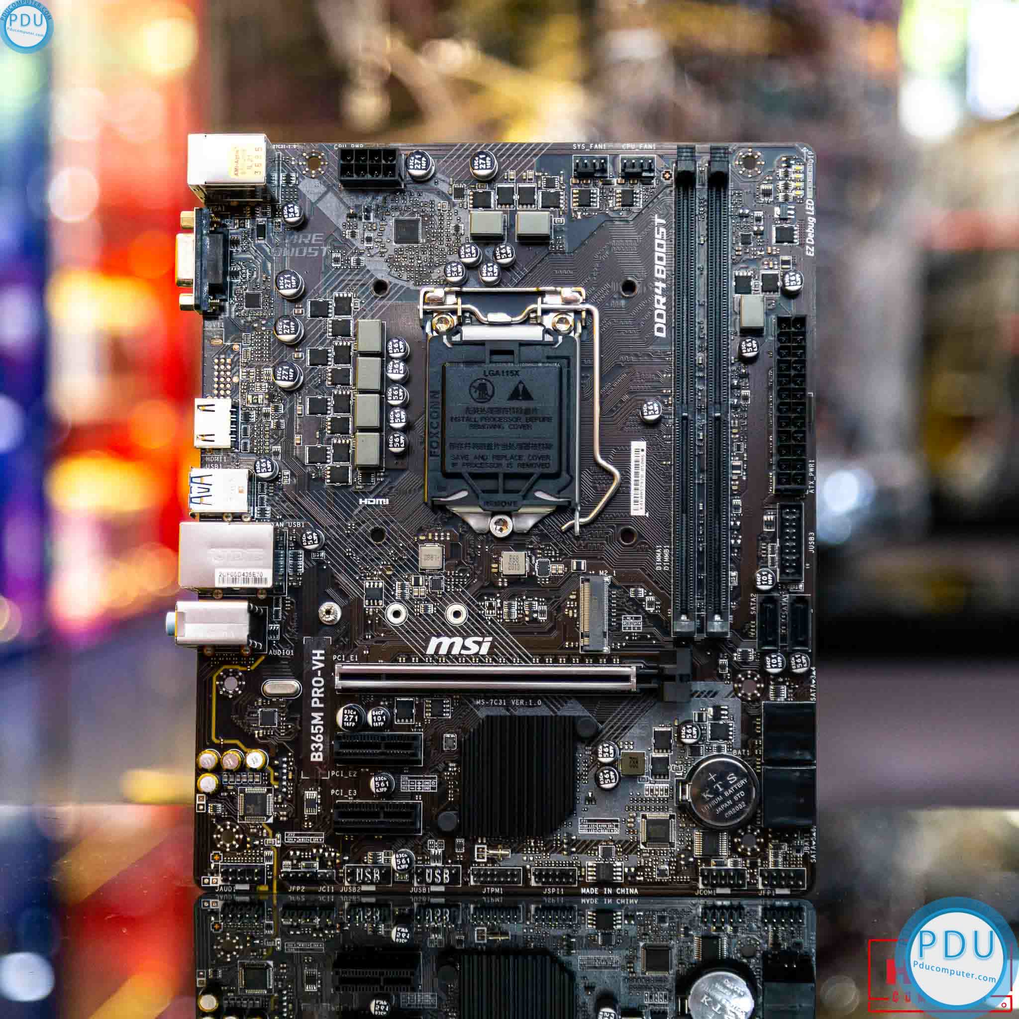 Mainboard MSI B365M PRO-VH (Intel B365, Socket 1151, m-ATX, 2 khe RAM DDR4)
