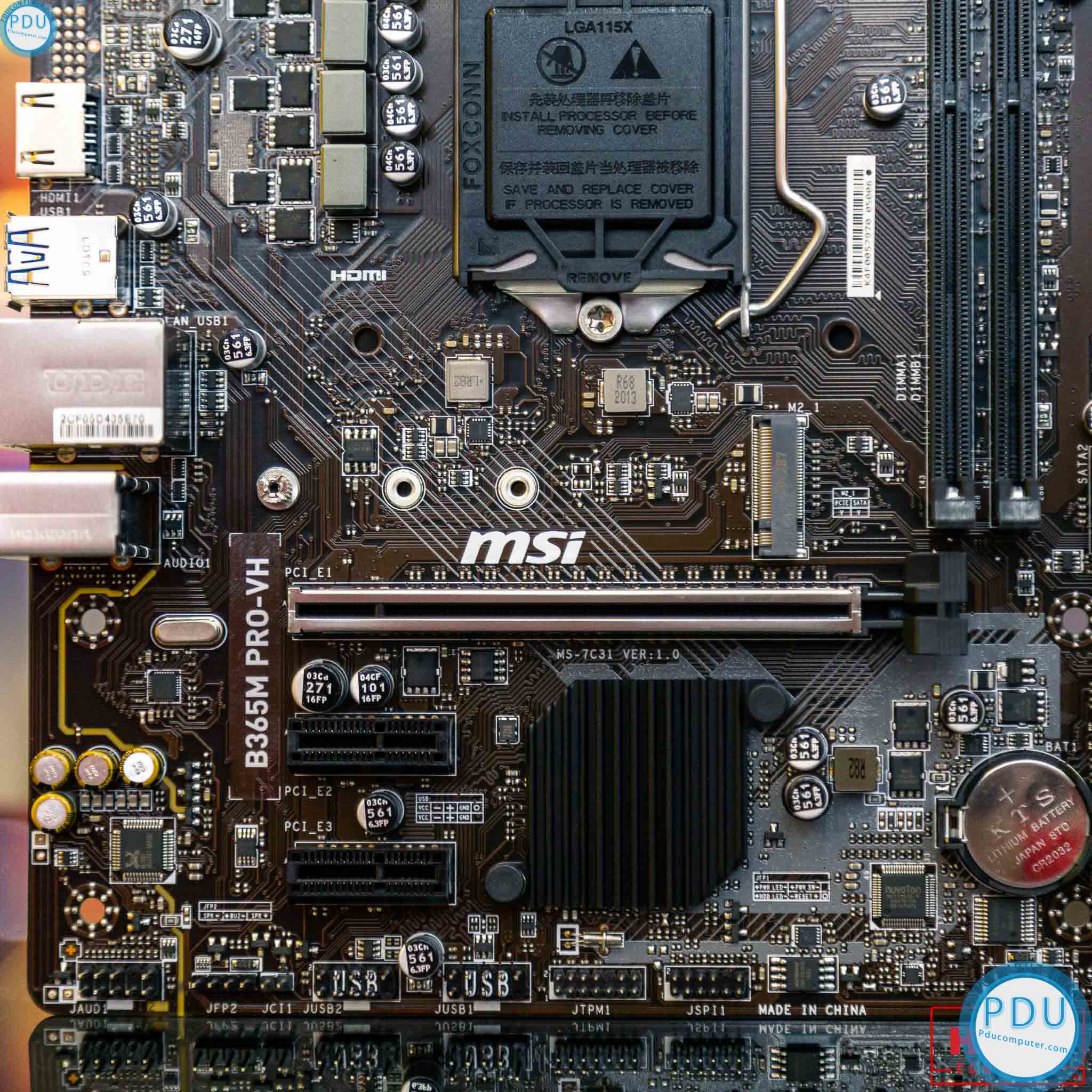 Mainboard MSI B365M PRO-VH (Intel B365, Socket 1151, m-ATX, 2 khe RAM DDR4)