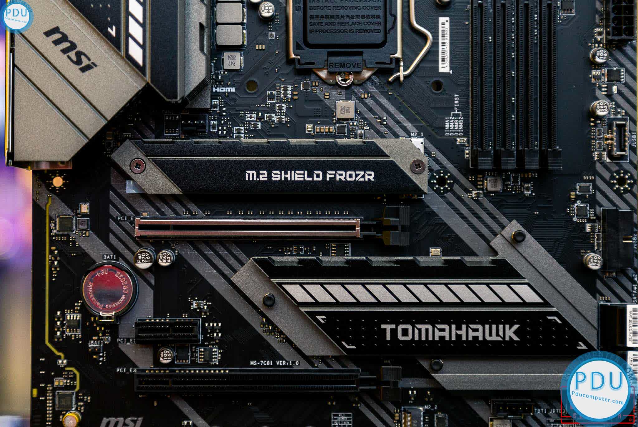 Mainboard MSI MAG B460 TOMAHAWK (Intel B460, Socket 1200, ATX, 4 khe RAM DDR4)