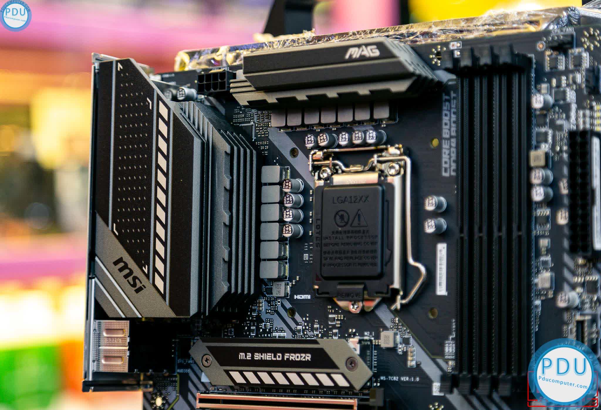 Mainboard MSI MAG B460M MORTAR (Intel B460, Socket 1200, m-ATX, 4 khe RAM DDR4)