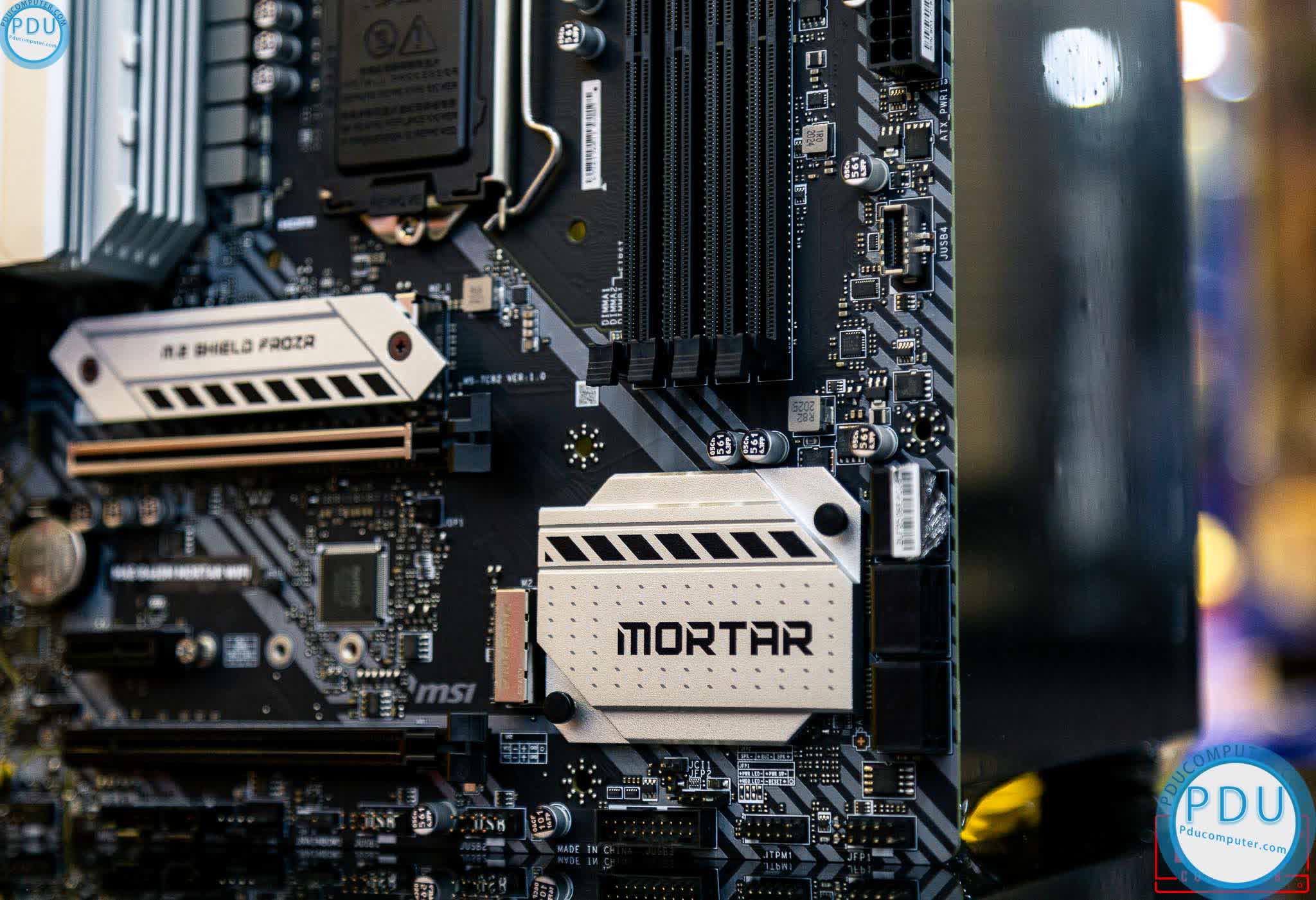 Mainboard MSI MAG B460M MORTAR WIFI (Intel B460, Socket 1200, m-ATX, 4 khe RAM DDR4)