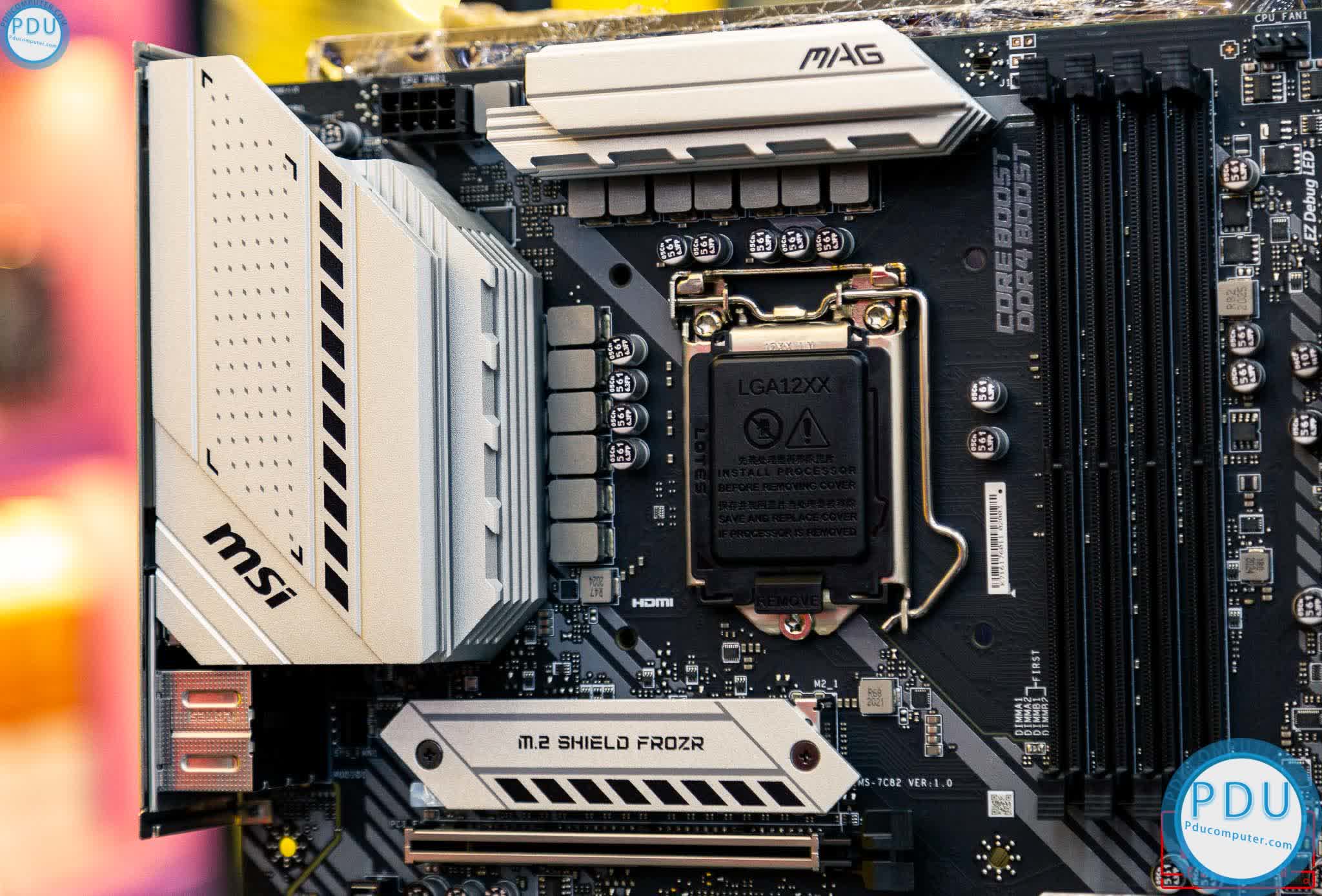 Mainboard MSI MAG B460M MORTAR WIFI (Intel B460, Socket 1200, m-ATX, 4 khe RAM DDR4)