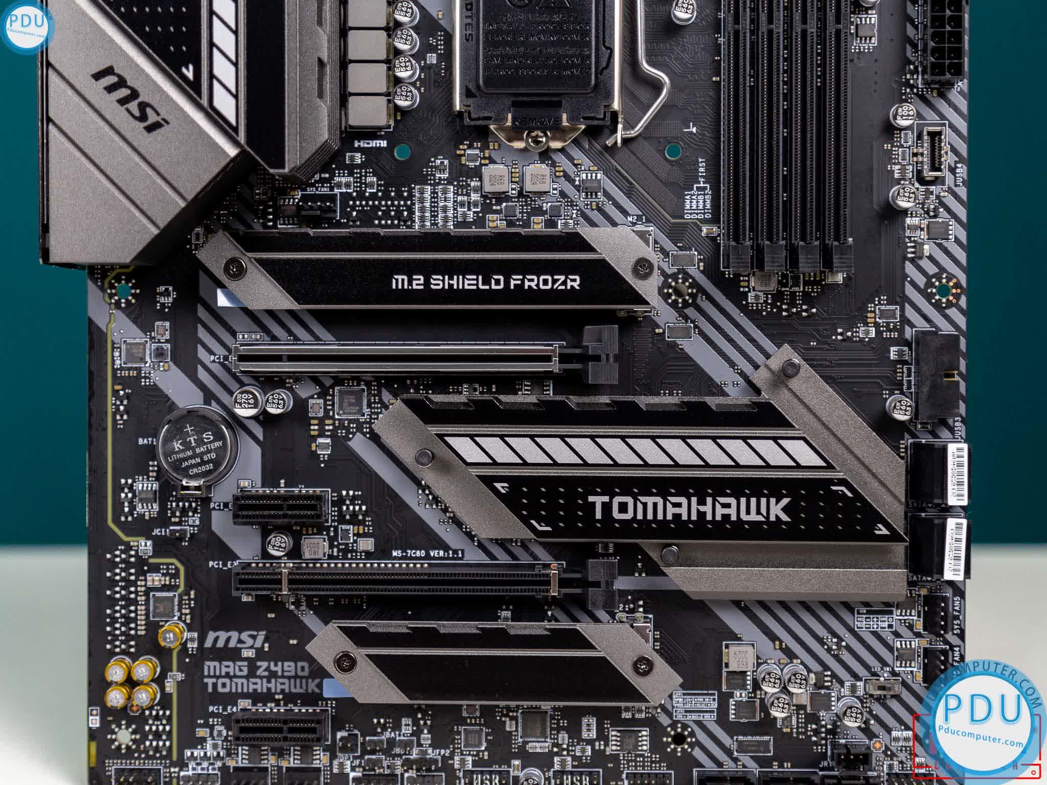 Mainboard MSI MAG Z490 TOMAHAWK (Intel Z490, Socket 1200, ATX, 4 khe RAM DDR4)
