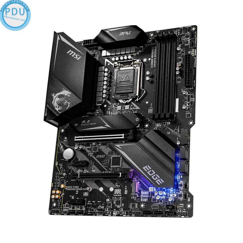 Mainboard MSI MPG Z490 GAMING EDGE WIFI (Intel Z490, Socket 1200, ATX, 4 khe RAM DDR4)