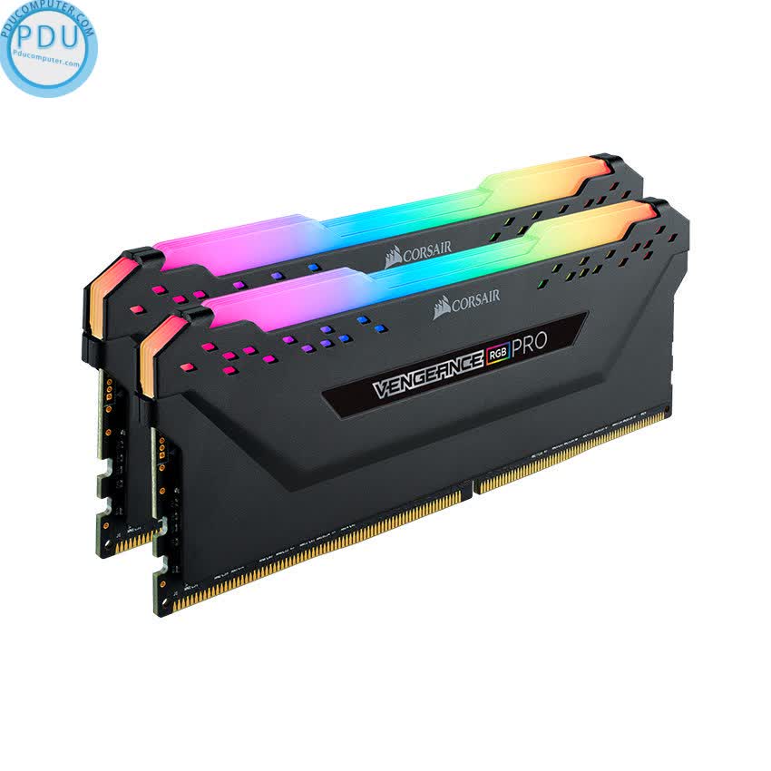 Ram Desktop Corsair Vengeance PRO RGB (CMW32GX4M2E3200C16) 32GB (2x16GB) DDR4 3200MHz