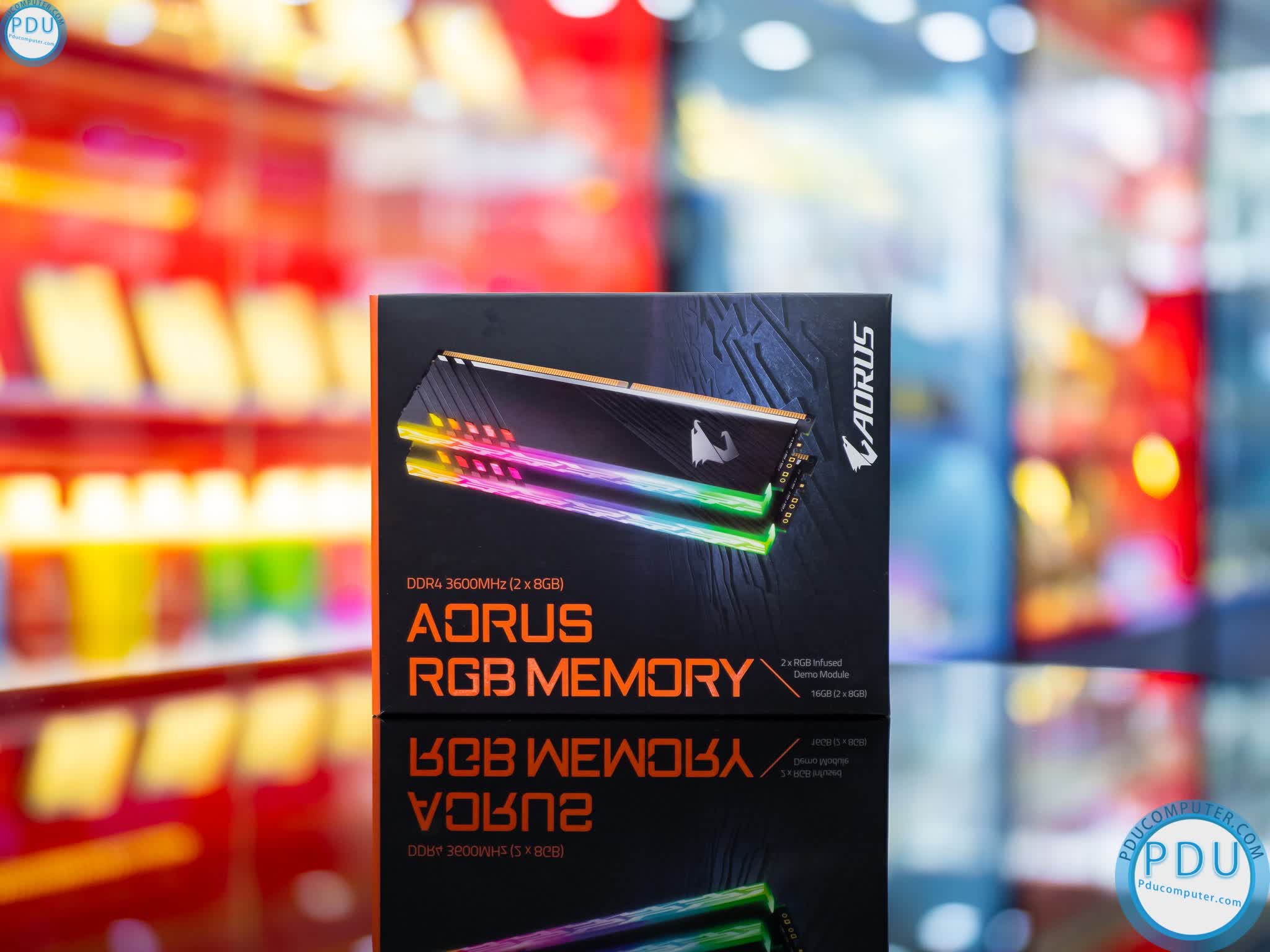 Ram Desktop Gigabyte AORUS RGB 16GB (2x8GB) (With Demo Kit) DDR4 3200Mhz (GP_ARS16G32D)