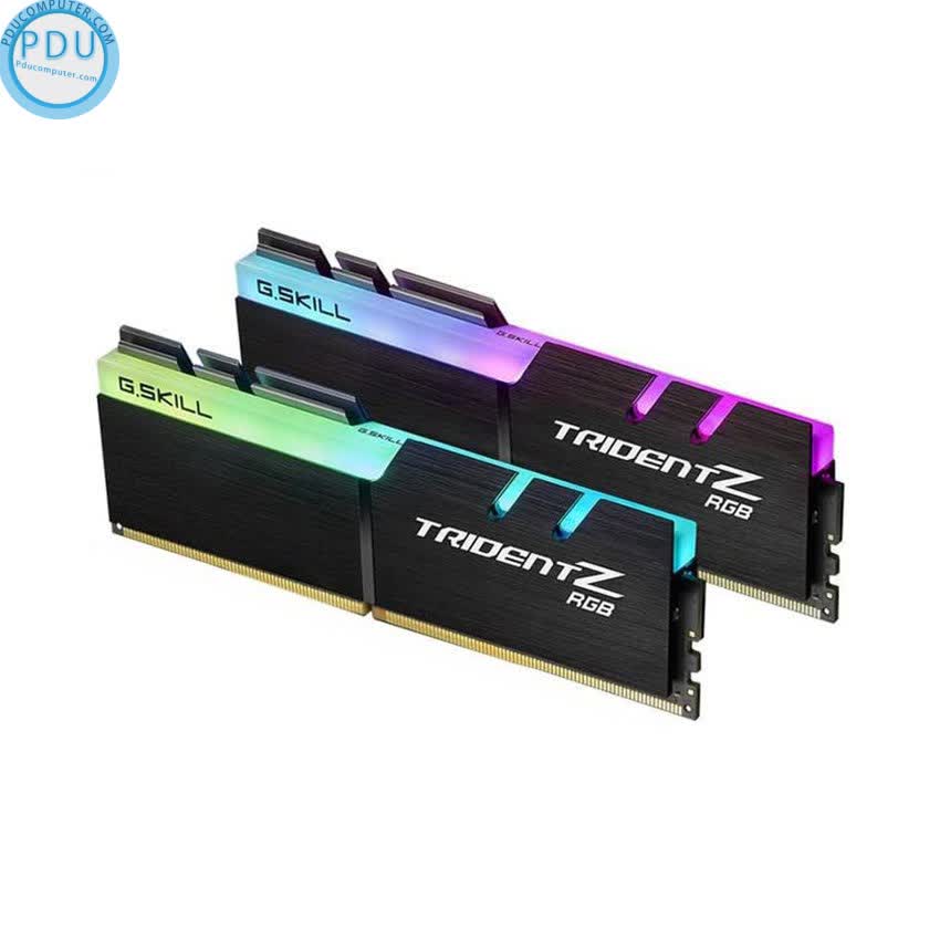 RAM Desktop Gskill Trident Z RGB (F4-3600C18D-64GTZR) 64GB (2x32GB) DDR4 3600MHz