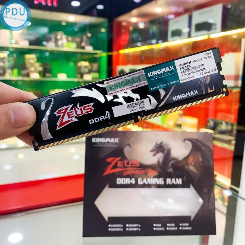 Ram Desktop Kingmax Zeus Dragon (KM-LD4-2666-8GHS) 8G (1x8GB) DDR4 2666Mhz