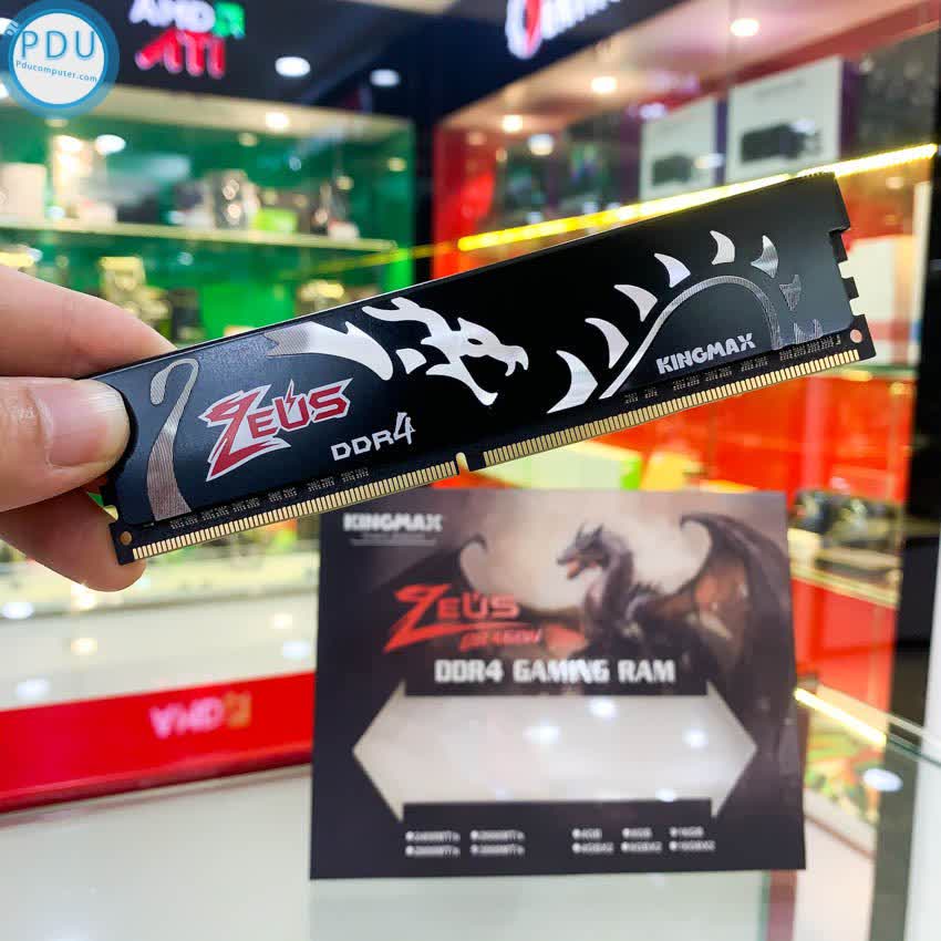 Ram Desktop Kingmax Zeus Dragon (KM-LD4-2666-8GHS) 8G (1x8GB) DDR4 2666Mhz
