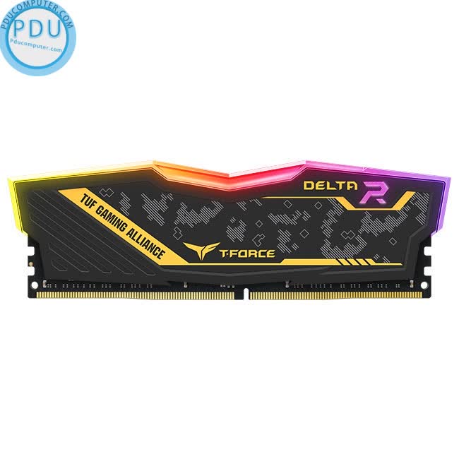 Ram Desktop Team T-Force Delta TUF Gaming Alliance (TF9D48G3200HC16CBK) 8GB (1x8GB) DDR4 3200Mhz