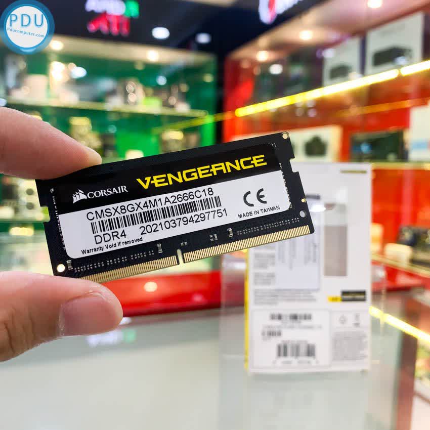 Ram laptop CORSAIR (CMSX8GX4M1A2666C18) 8GB (1x8GB) DDR4 2666MHz