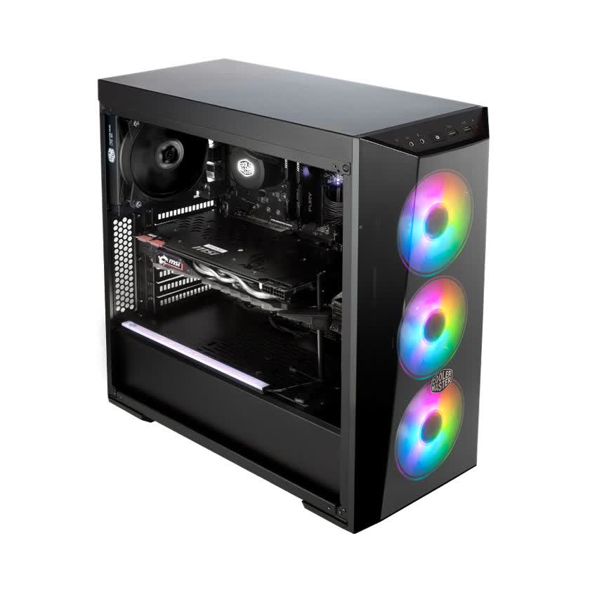 Vỏ Case Cooler Master MasterBox Lite 5 ARGB (Mid Tower/Màu đen/Led ARGB)