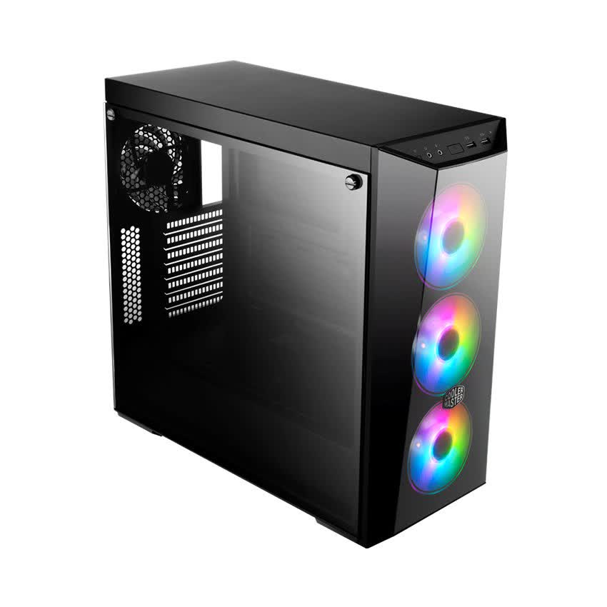 Vỏ Case Cooler Master MasterBox Lite 5 ARGB (Mid Tower/Màu đen/Led ARGB)
