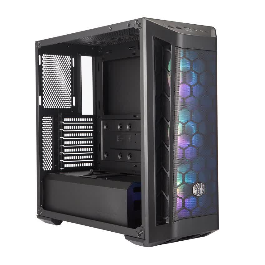 Vỏ Case Cooler Master MasterBox MB511 ARGB (Mid Tower/Màu đen/Led ARGB/Mặt lưới)