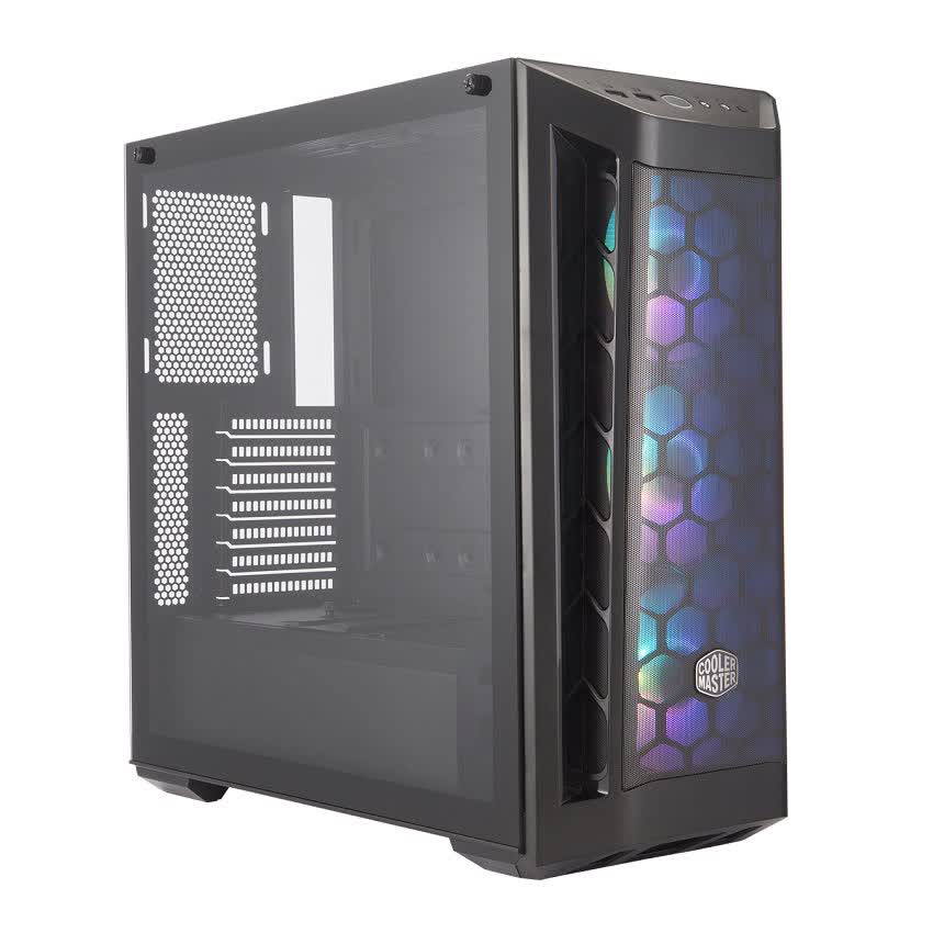 Vỏ Case Cooler Master MasterBox MB511 ARGB (Mid Tower/Màu đen/Led ARGB/Mặt lưới)