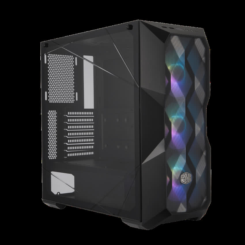 Vỏ Case Cooler Master MasterBox TD500TG Mesh ARGB (Mid Tower/Màu đen/Led ARGB/Mặt lưới)