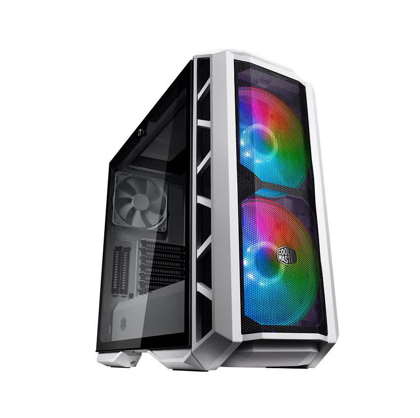 Vỏ Case Cooler Master MasterCase H500P TG Mesh White ARGB (Mid Tower/Màu trắng/Led ARGB/Mặt lưới)