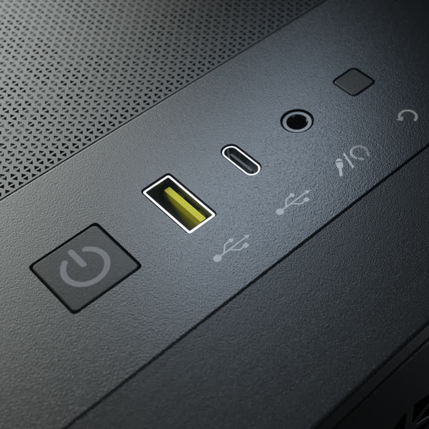 Vỏ Case  Corsair 4000D Airflow TG Black (Mid Tower/Màu Đen)