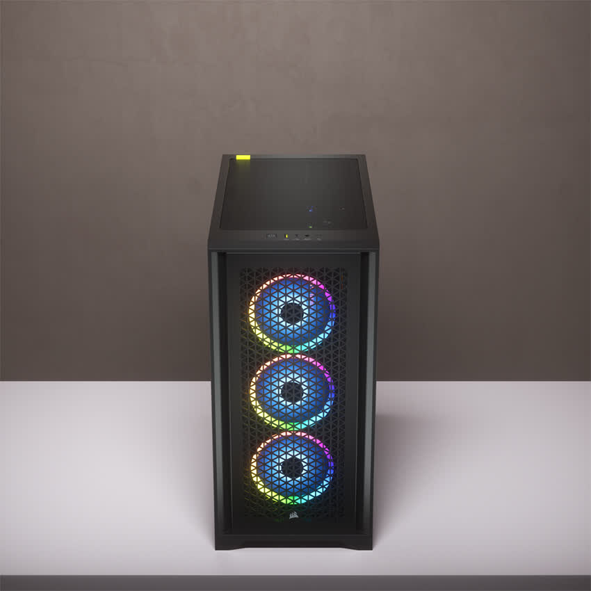 Vỏ Case  Corsair 4000D Airflow TG Black (Mid Tower/Màu Đen)