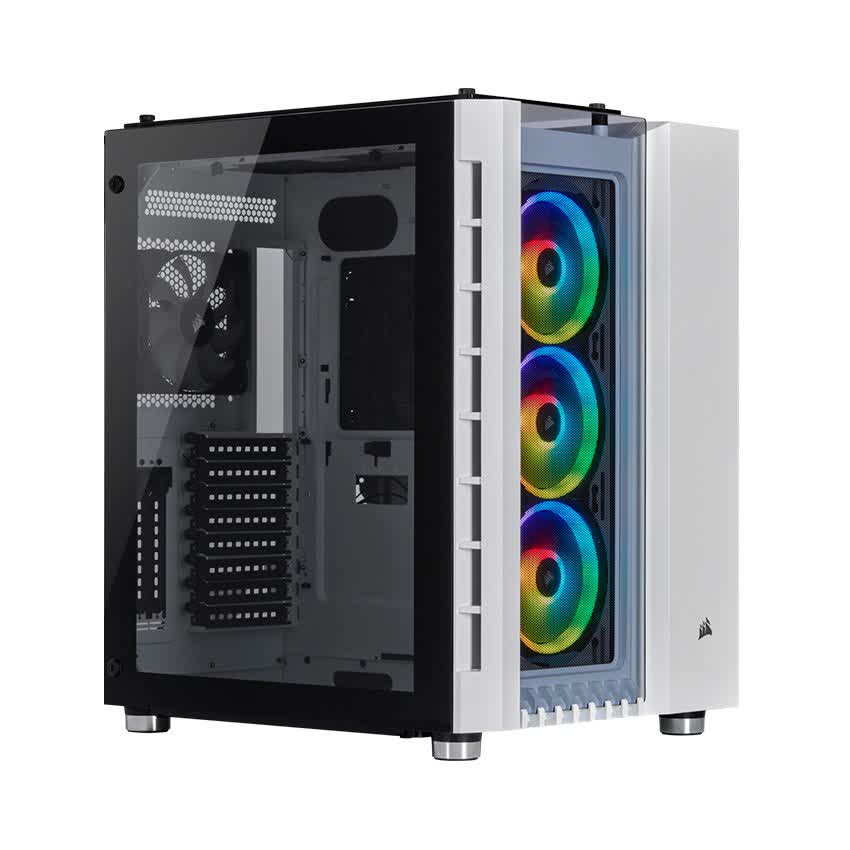 Vỏ Case Corsair  680X RGB TG (Mid Tower/Màu Trắng)