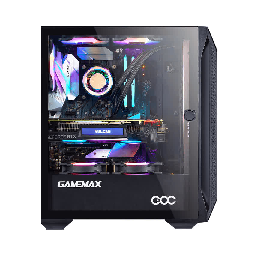 Vỏ case Gamemax Brufen C1 - BLACK (Mid Tower/Màu Đen)