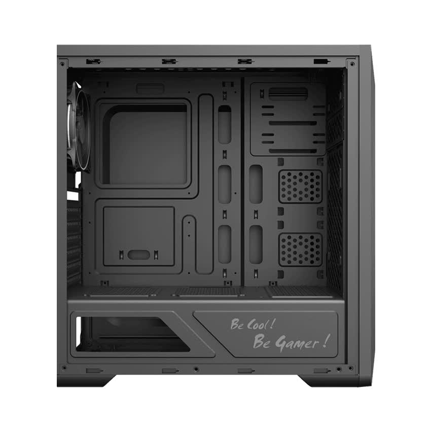 Vỏ Case GAMEMAX G517 SHINE (Mid Tower/Màu Đen/Led RGB)