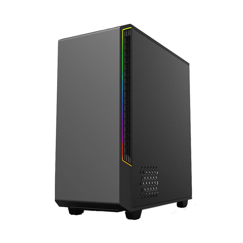 Vỏ Case GAMEMAX Panda T802 (Mid Tower/Màu Đen/Led RGB)