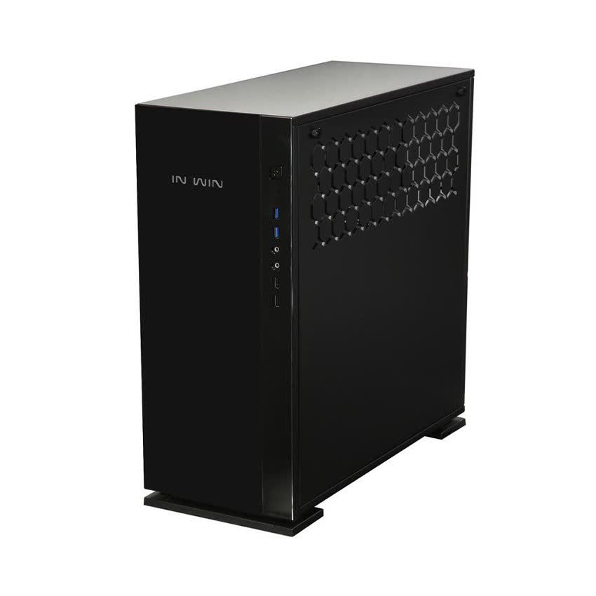 Vỏ Case In-Win 305 - Full Side Tempered Glass (Mid Tower/Màu Đen)