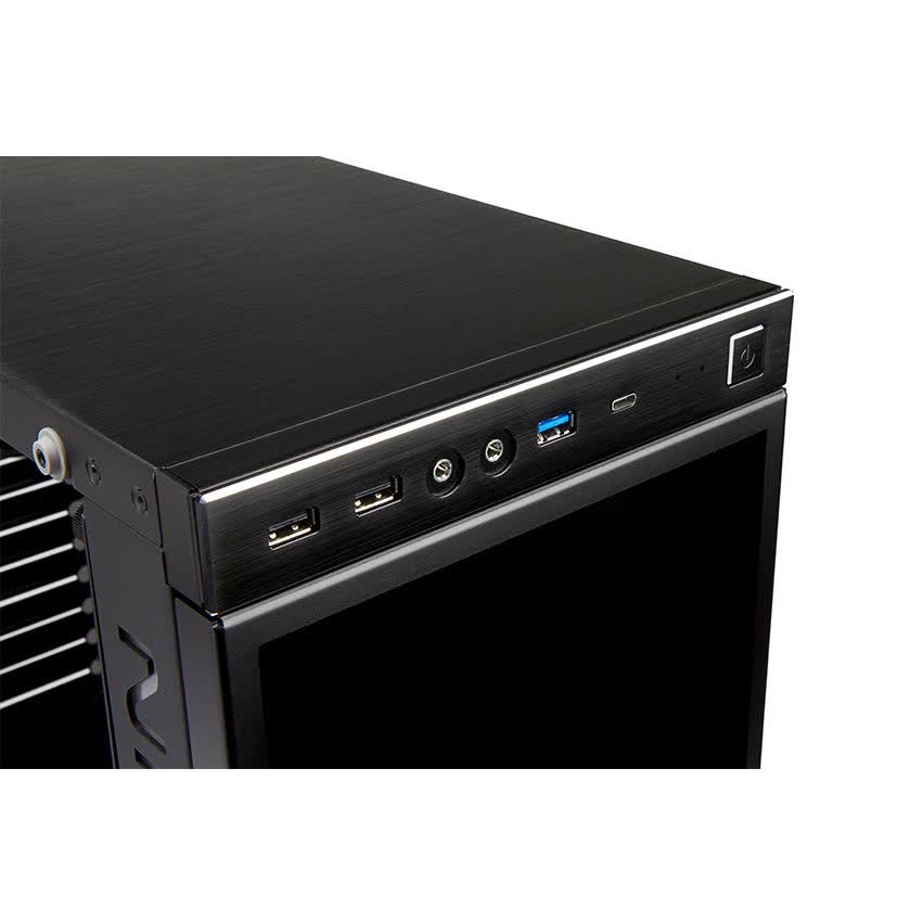 Vỏ Case In-Win 805 Infinity RGB Led- Aluminium & Tempered Glass Mid-Tower Đen