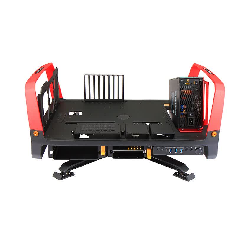 Vỏ Case In-Win X-Frame 2.0 + SI-1065W - 30th Anniversary Premium Signature Combo Full-Tower Đỏ