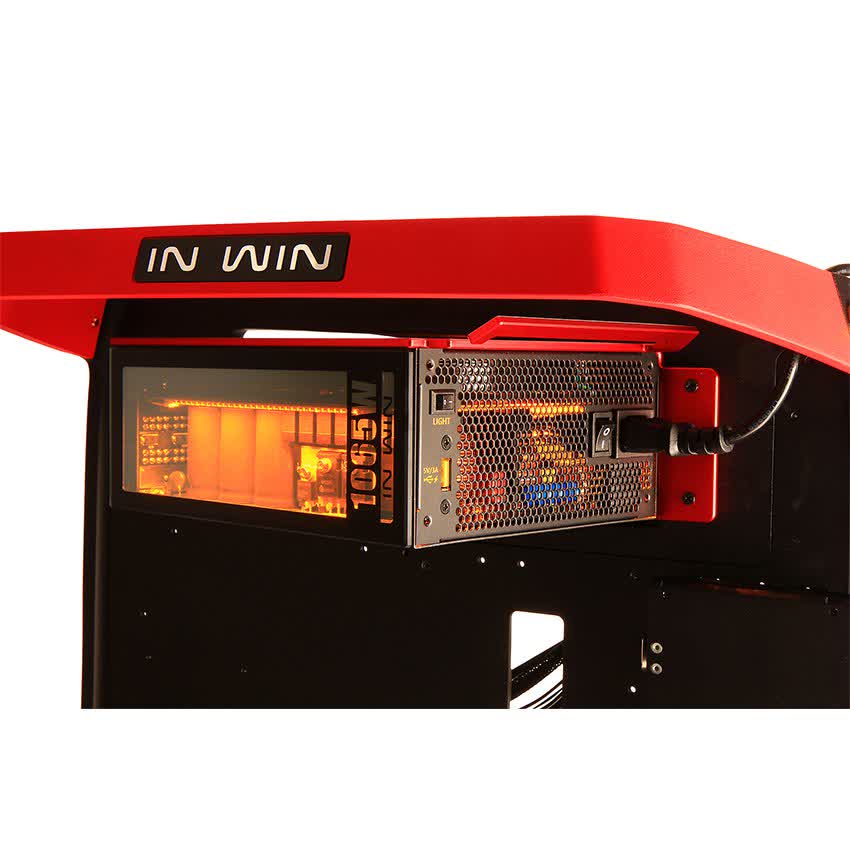 Vỏ Case In-Win X-Frame 2.0 + SI-1065W - 30th Anniversary Premium Signature Combo Full-Tower Đỏ