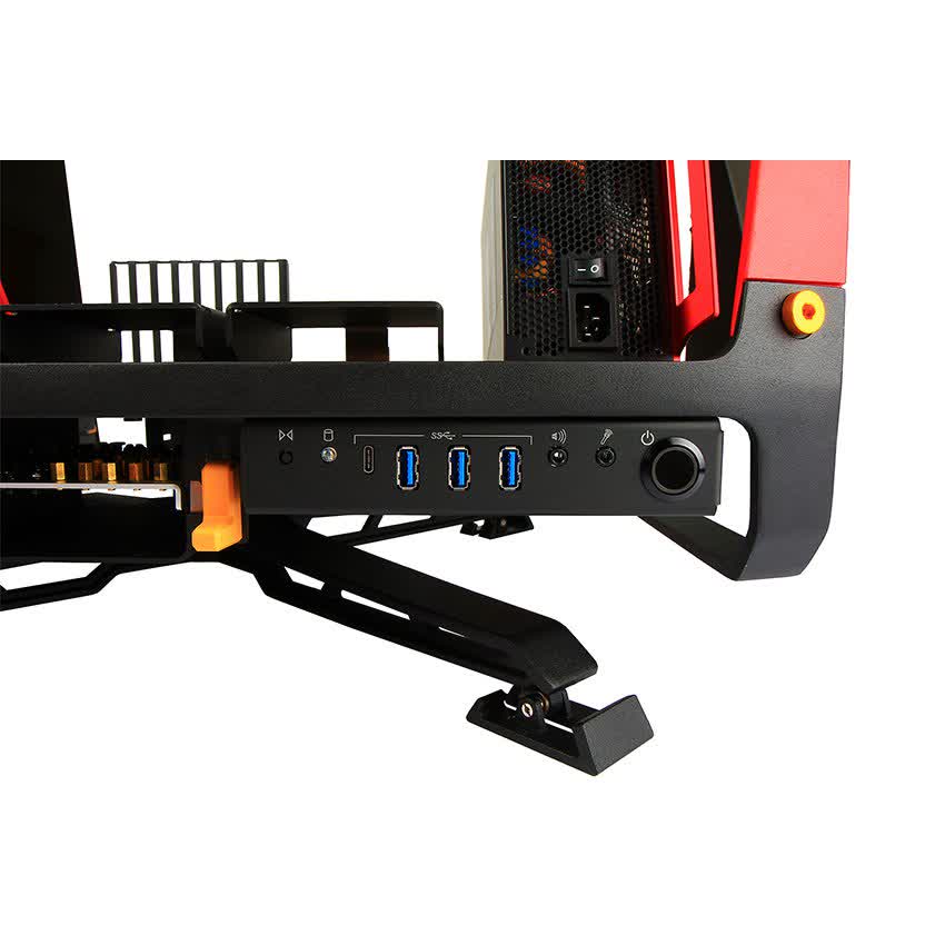 Vỏ Case In-Win X-Frame 2.0 + SI-1065W - 30th Anniversary Premium Signature Combo Full-Tower Đỏ