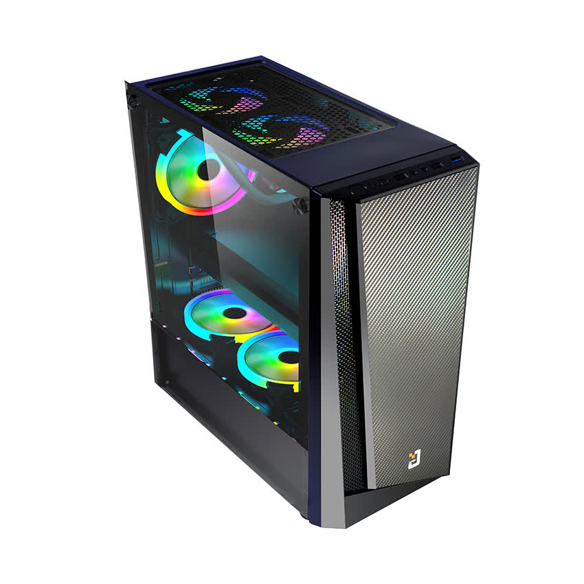 Vỏ Case Jetek Vector (Mid Tower/Màu Đen)