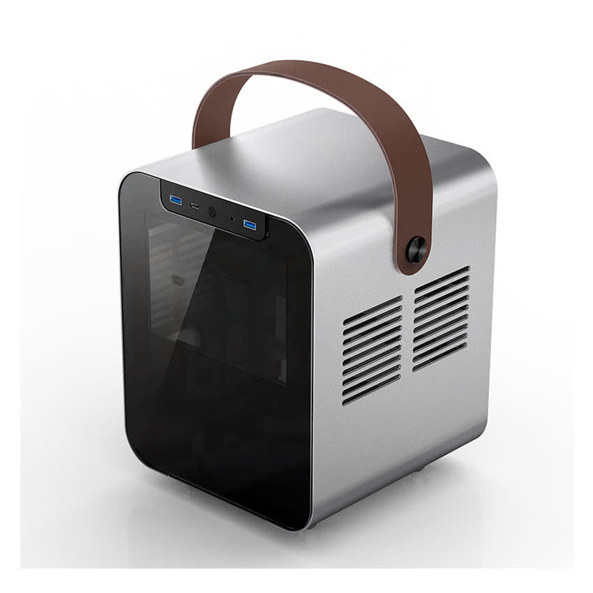 Vỏ Case Jonsbo BO 100 Silver (Mini Tower/Màu Bạc)