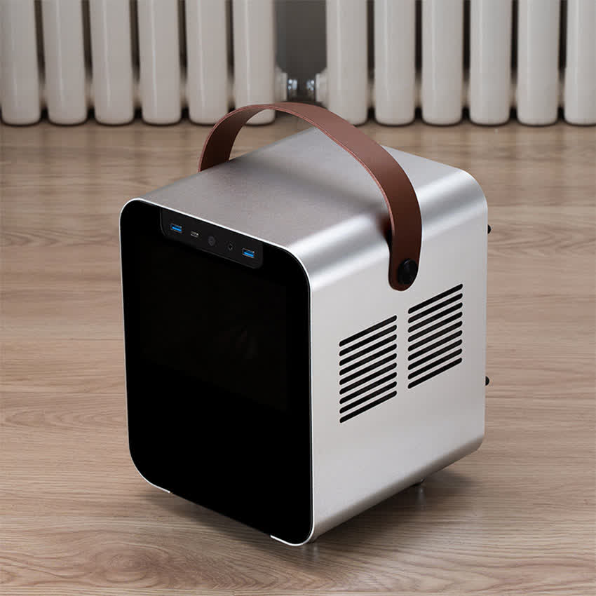 Vỏ Case Jonsbo BO 100 Silver (Mini Tower/Màu Bạc)