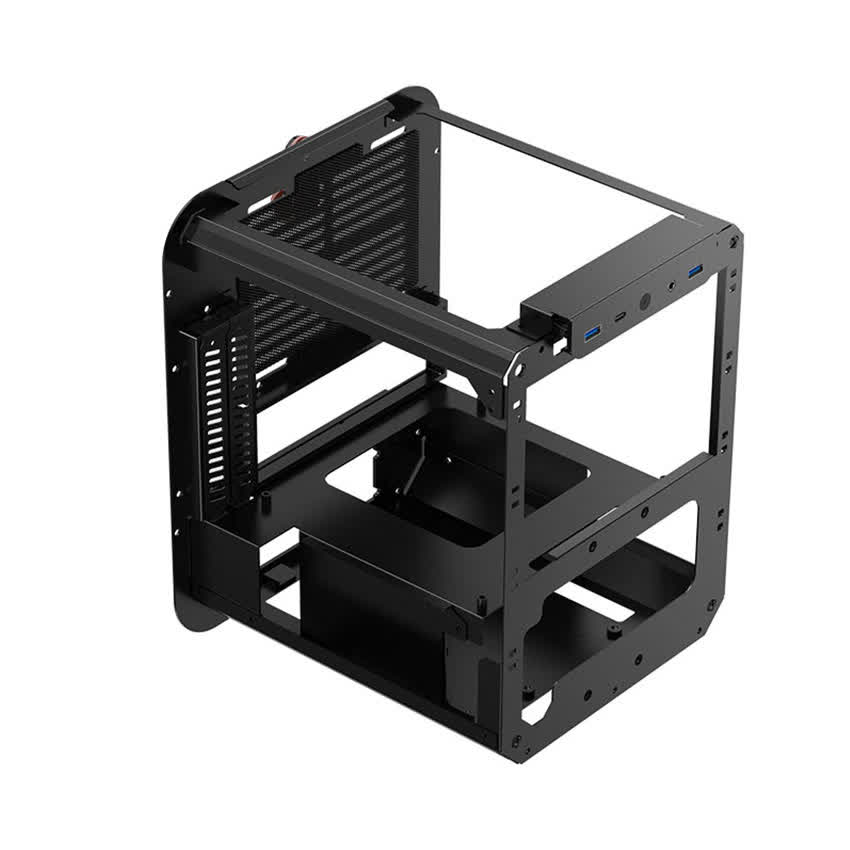 Vỏ Case Jonsbo BO 100 Silver (Mini Tower/Màu Bạc)