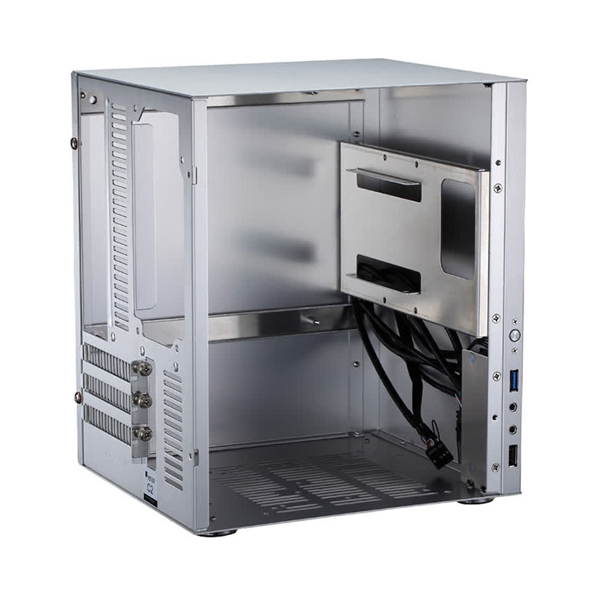 Vỏ Case Jonsbo C2 Silver (Mini Tower/Màu Bạc)