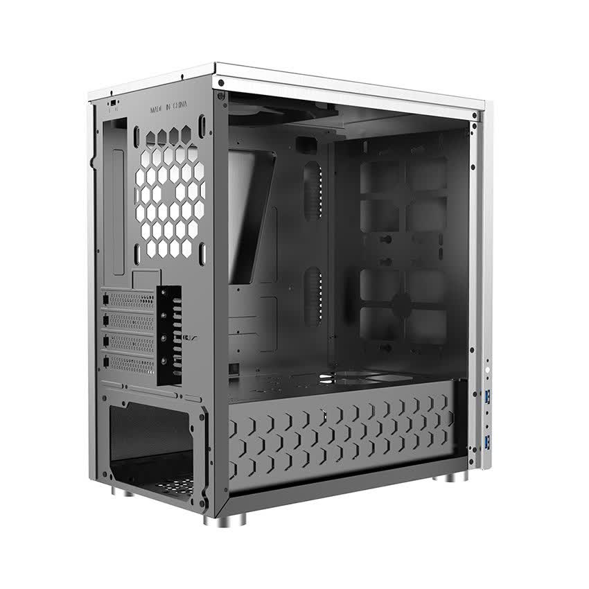 Vỏ case Jonsbo C3-PLUS Silver Edition (Mini Tower/Màu Bạc)