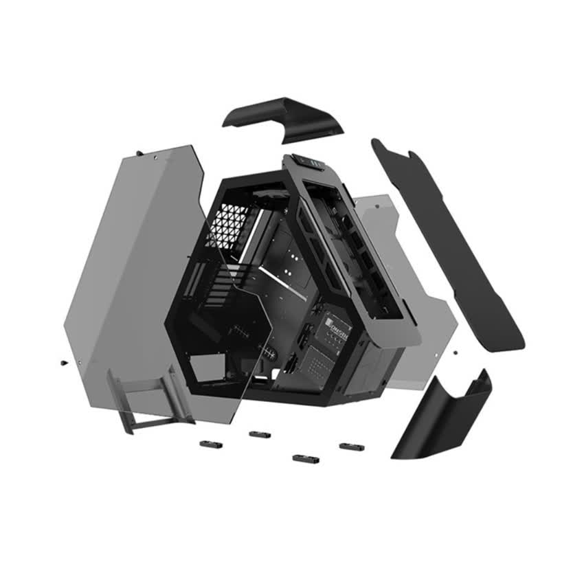 Vỏ case Jonsbo TR03 - A Black (Mid Tower/Màu Đen)