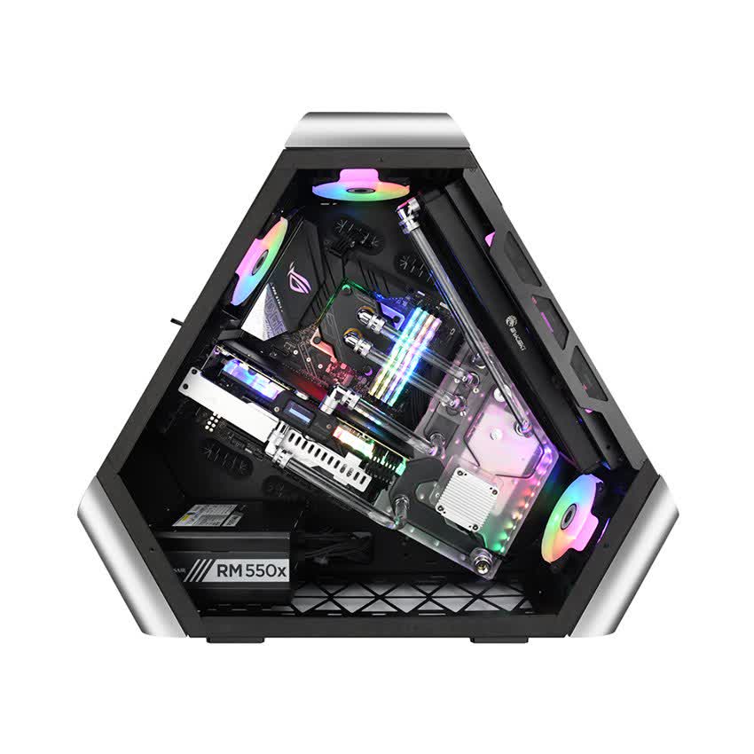 Vỏ case Jonsbo TR03-G Silver (Mid Tower/Màu Bạc)