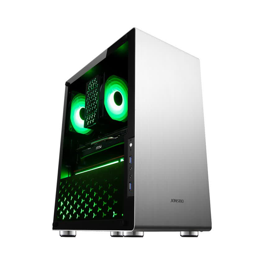 Vỏ case Jonsbo U4 Silver Edition (Mid Tower/Màu Bạc)