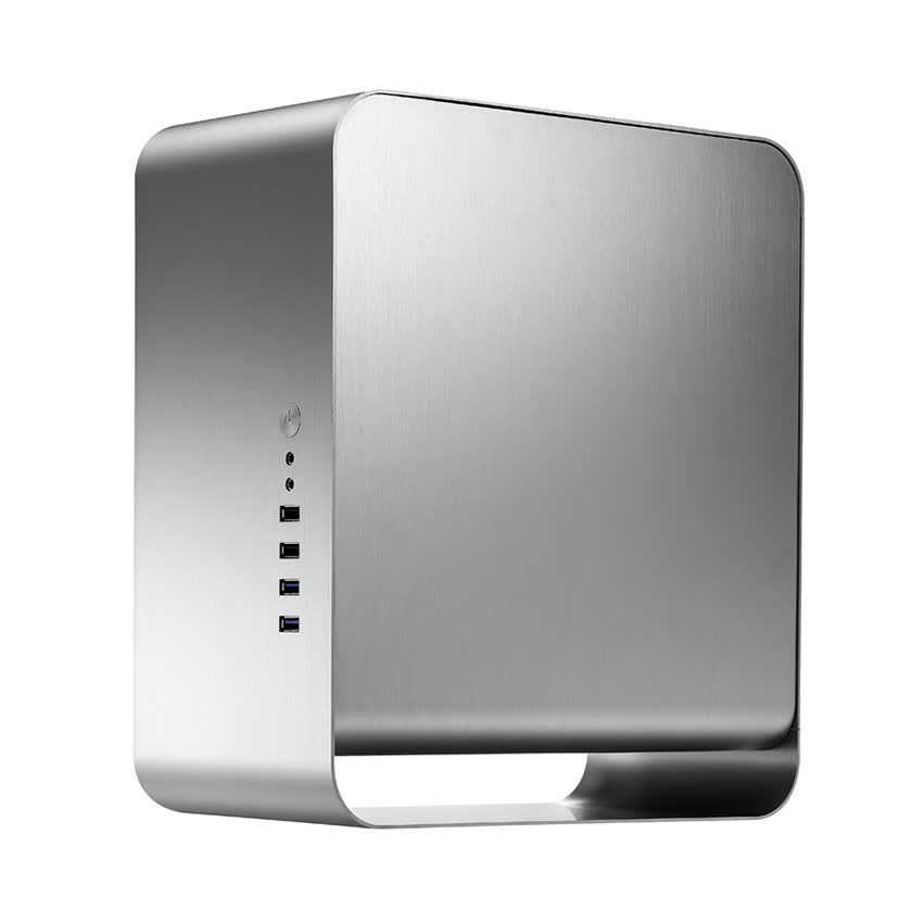 Vỏ case Jonsbo UMX1-PLUS Tempered Glass (Mini Tower/Màu Bạc)