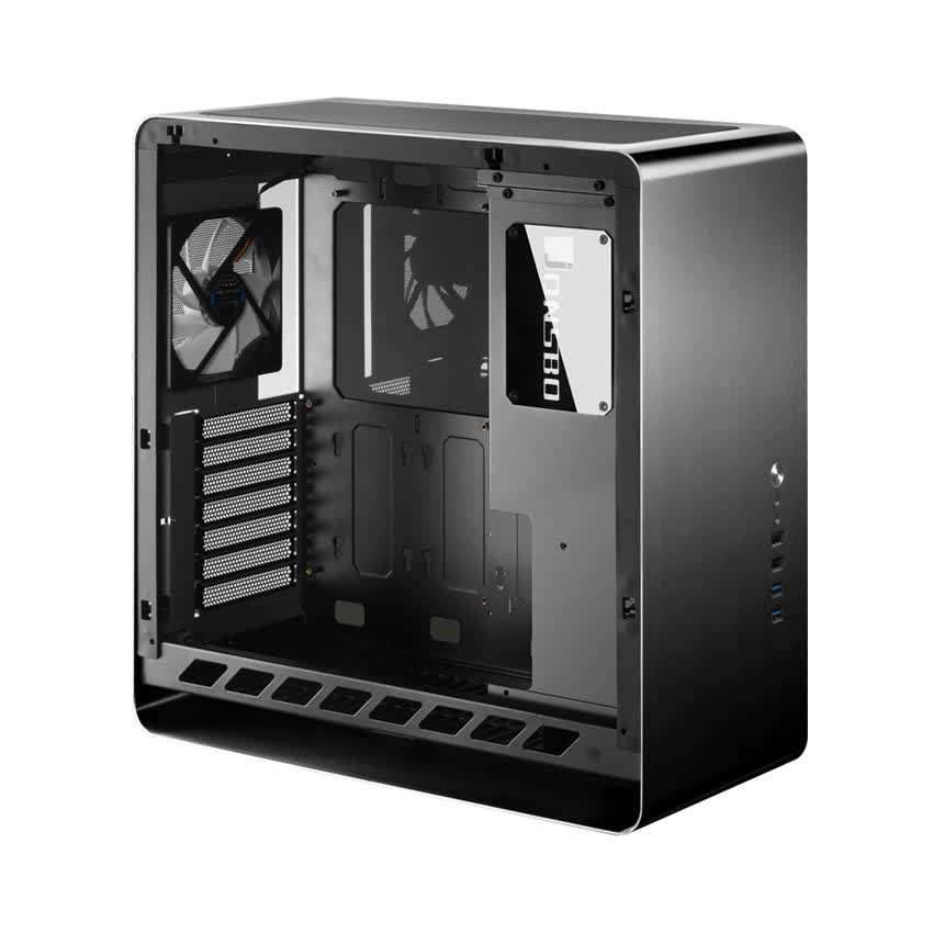 Vỏ case Jonsbo UMX4 Black Tempered Glass (MidTower/Màu Đen)