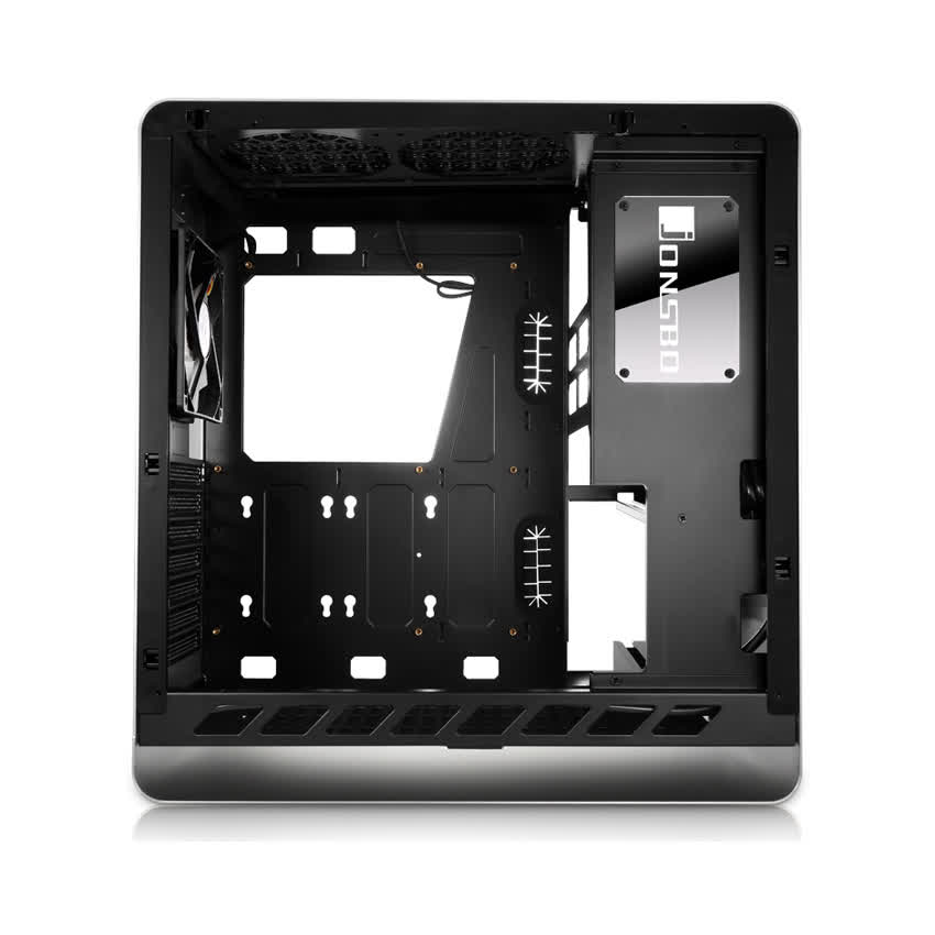 Vỏ case Jonsbo UMX4 Silver Tempered Glass (Mid Tower/Màu Bạc)