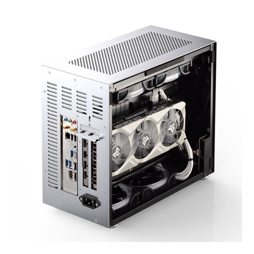 Vỏ Case Jonsbo  V10-A Silver (Mini Tower/Màu Bạc)